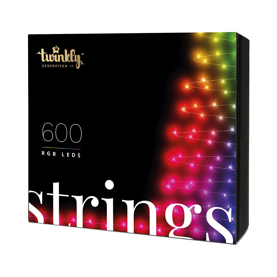 

Smart LED Гирлянда Twinkly Strings RGB BT+WiFi кабель чёрный (48 м, 600 ламп)