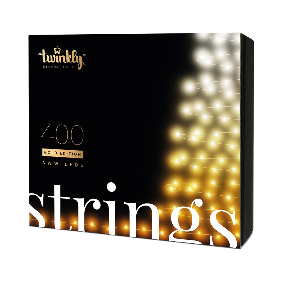 

Smart LED Гирлянда Twinkly Strings AWW BT+WiFi кабель чёрный (32 м, 400 ламп)