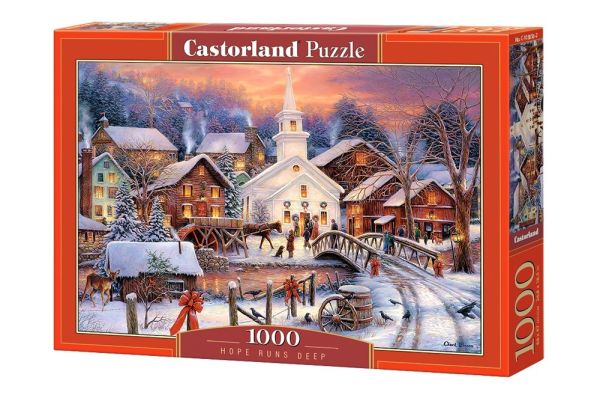 

Игрушка-Пазл Castorland "1000" "Зимний город " (С-103850)