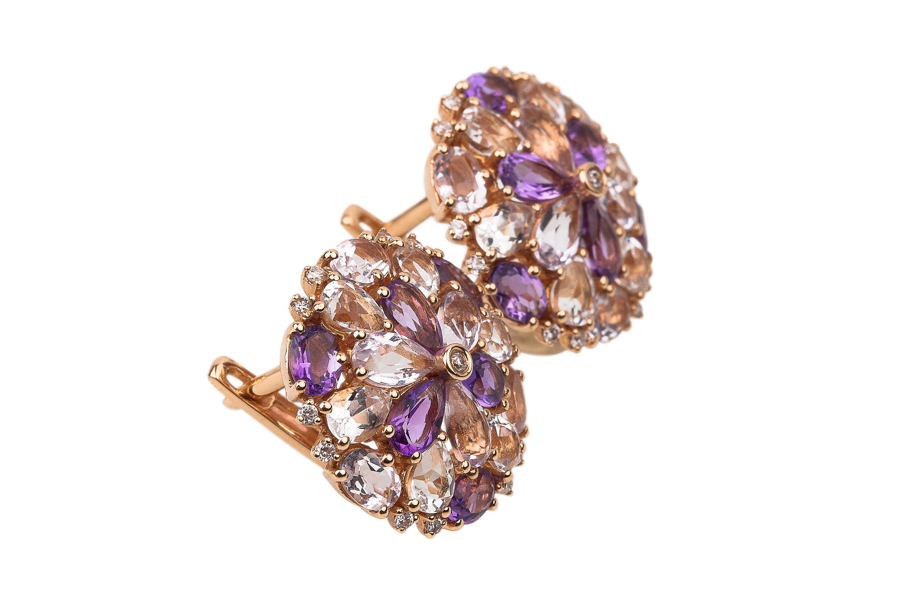 

Золотые серьги с бриллиантами 12736d Диамант