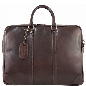 

Кожаный портфель Bottega Carele BC805 dark brown