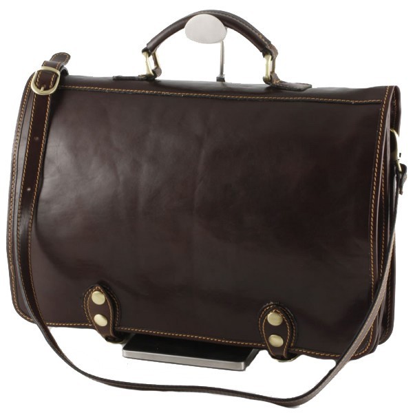 

Кожаный портфель Tuscany Italia COT5002 dark brown