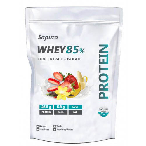 

Протеин Saputo Whey Concentrate + Isolate 85%, 2 кг Ваниль