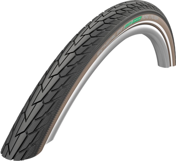 

Покрышка Schwalbe Road Cruiser K-Guard, TwinSkin B/CO+RT HS484 Green 50EPI 28x1.75х22 (TIR-33-95)