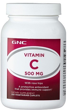 

Витамины GNC Vitamin C 500 mg with Rose Hips 250 tab