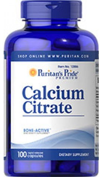 

Минералы Puritan's Pride Calcium Citrate 200mg 100tabs