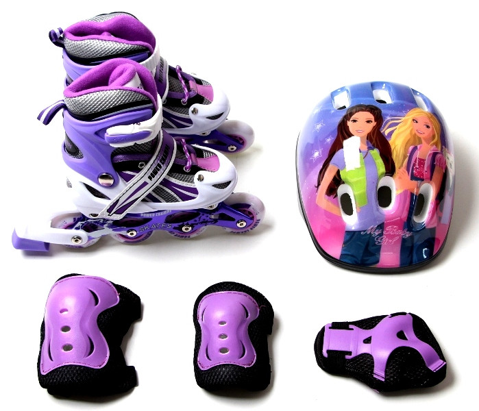 

Комплект роликовые коньки Power Champs. Violet 29-33