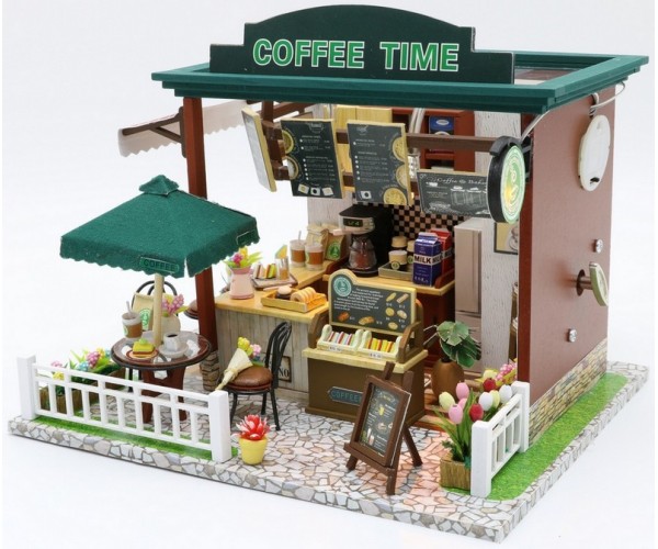 

Мини-интерьерная модель DIY House COFFEE TIME (C006 GHCraft)