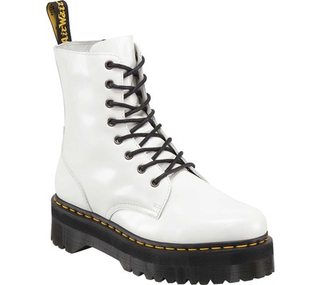 

Женские ботинки Dr. Martens Jadon 8-Eye Boot White Polished Smooth Leather 42