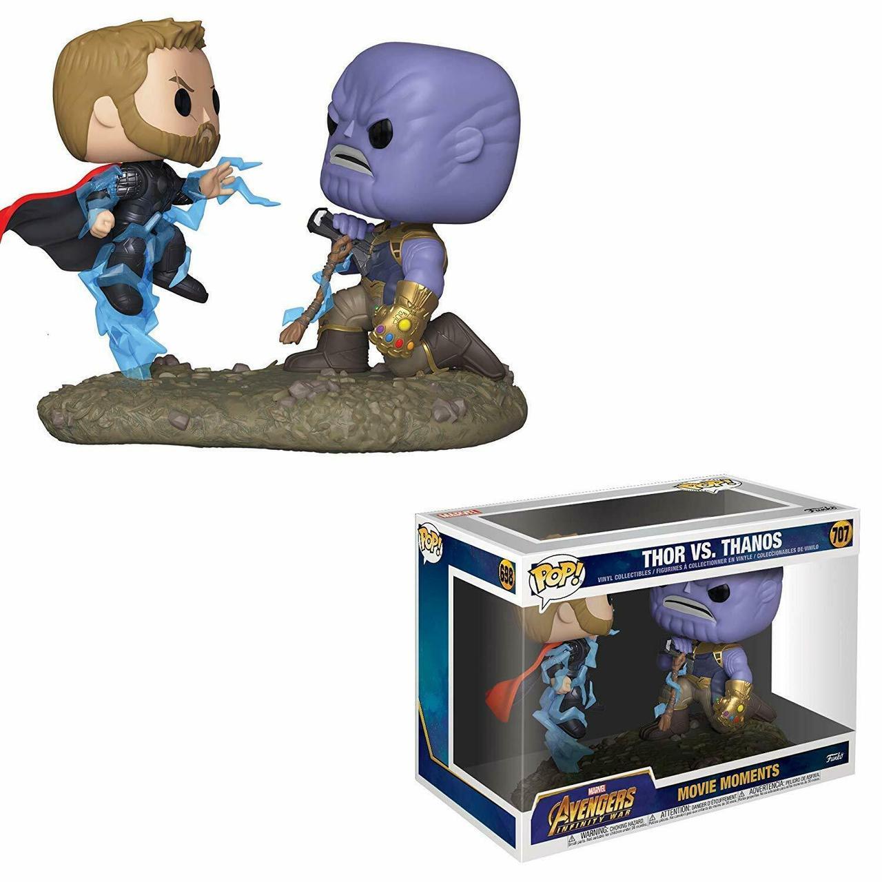 

Набор фигурок Funko Pop Moments Фанко Поп Момент Танос против Тора Thor vs Thanos 15 см TT 707