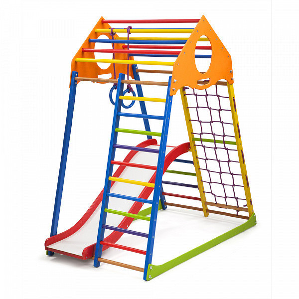 

Детский спортивный комплекс SportBaby KindWood Color Plus 1 150 х 85 х 132 см