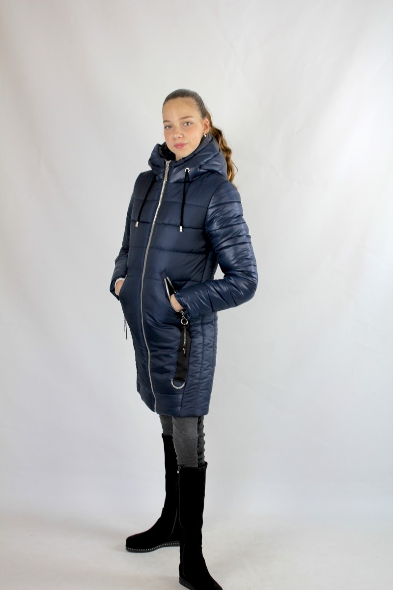 

Зимняя куртка к-53, цвет синий, Murenna Furs, размер 44