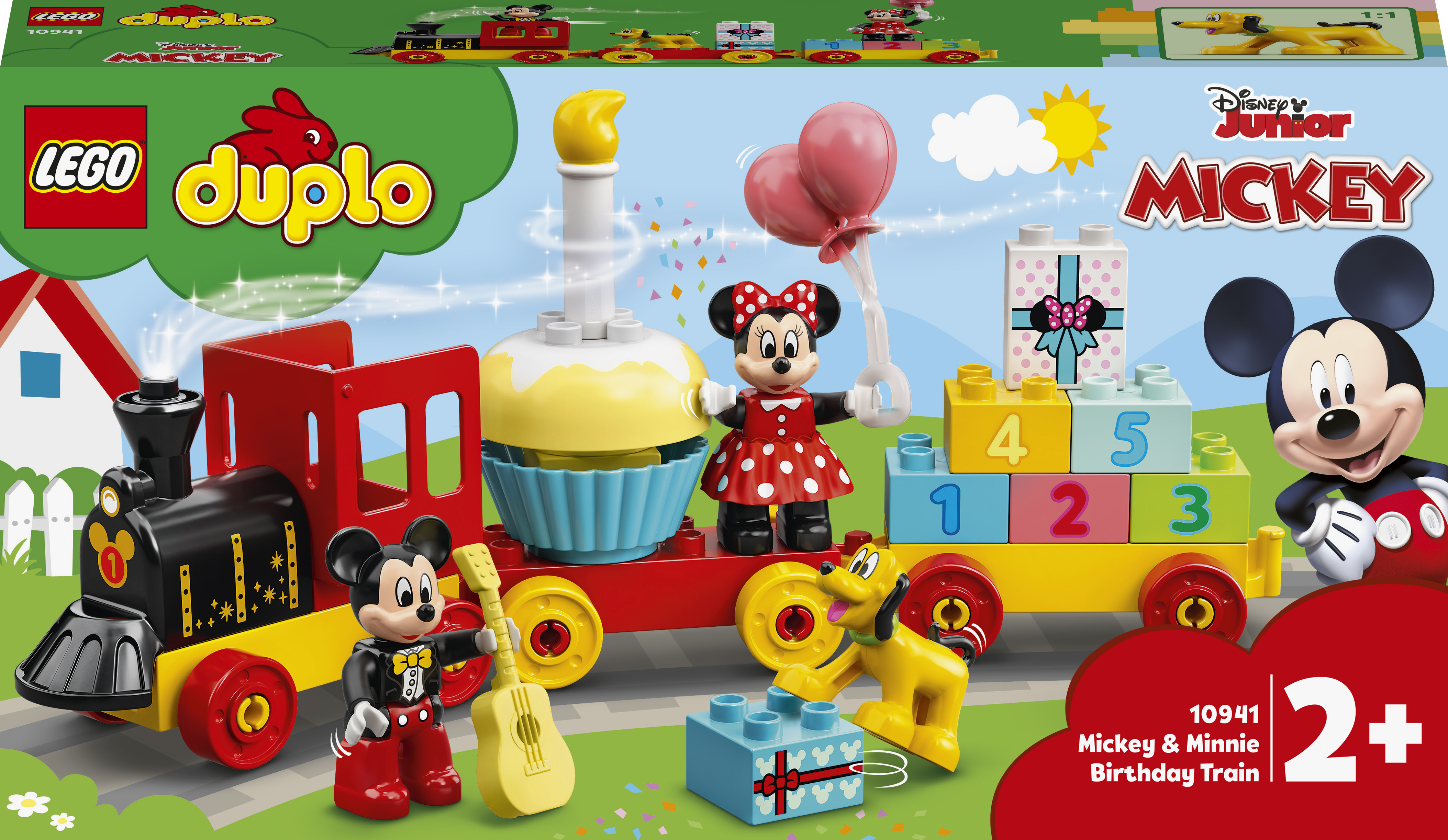 

Конструктор LEGO DUPLO Disney Праздничный поезд Микки и Минни 22 детали (10941)