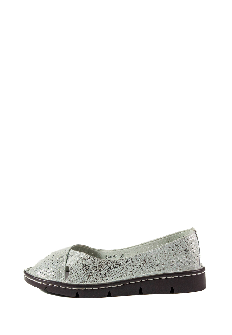 

Балетки женские Allshoes 844-6 серебро (36)