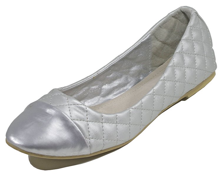 

Балетки женские Vivien Q4-461тв серебристый (36)