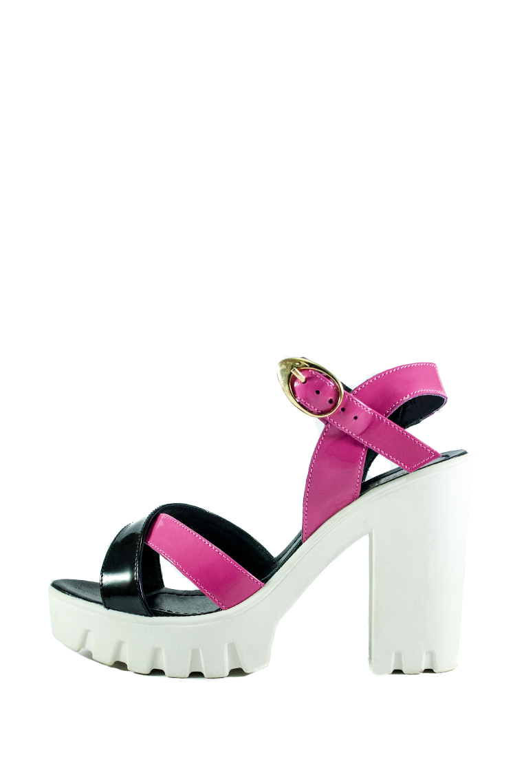 

Босоножки женские летние MIDA 23624-369 черно-розовые (39)