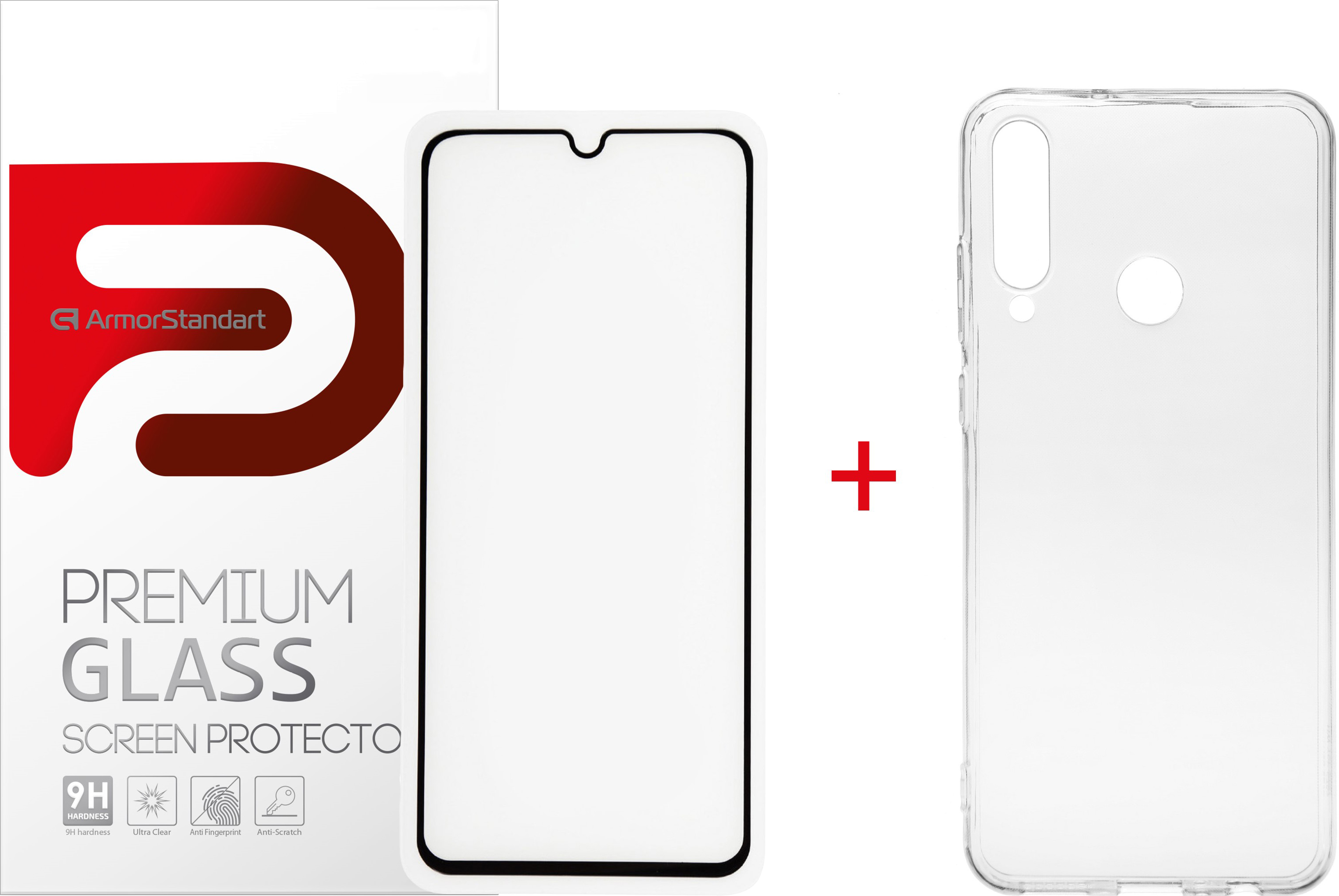 

Комплект панель + стекло Armorstandart для Huawei Y6p Transparent