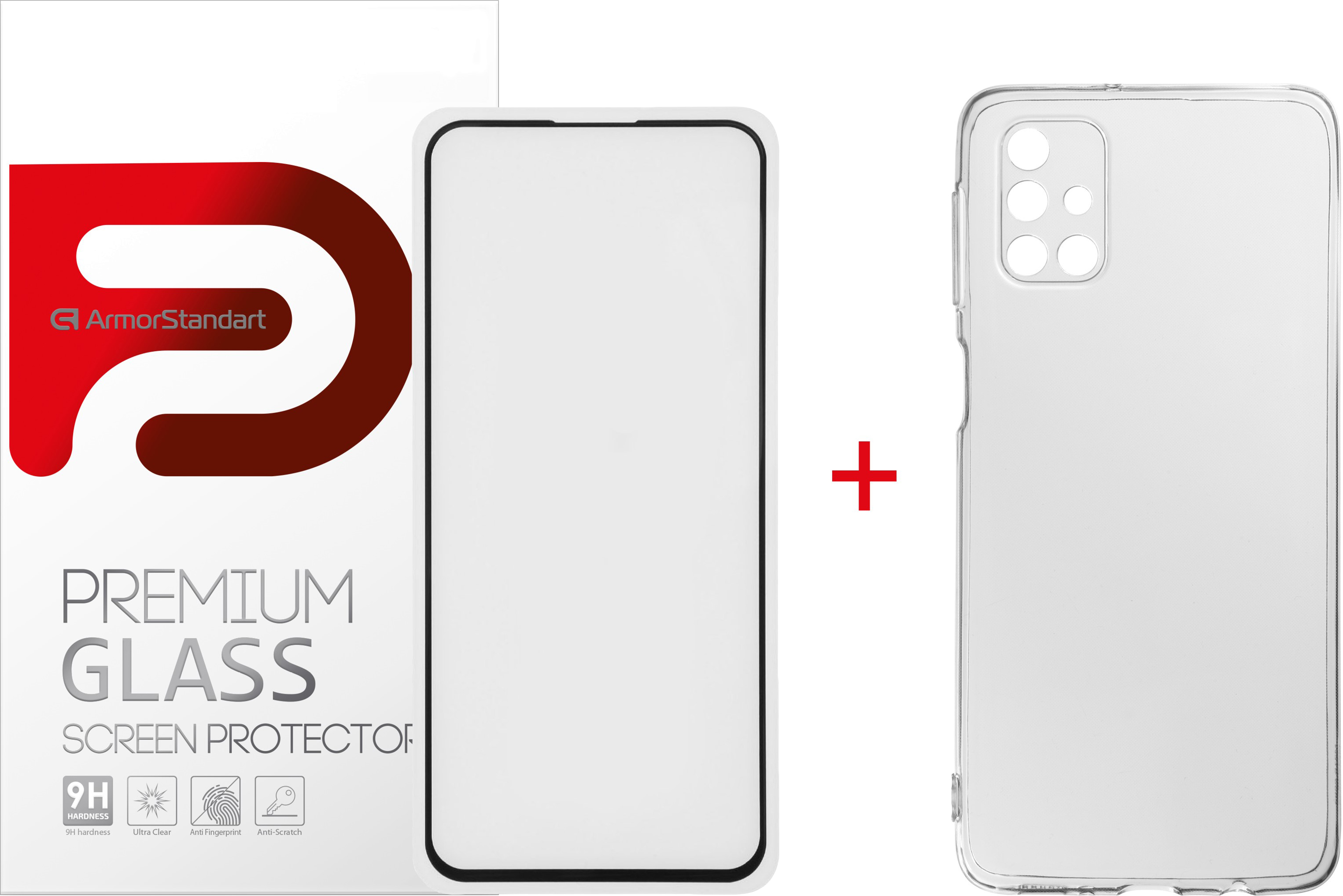 

Комплект панель + стекло Armorstandart для Samsung Galaxy M31s Transparent