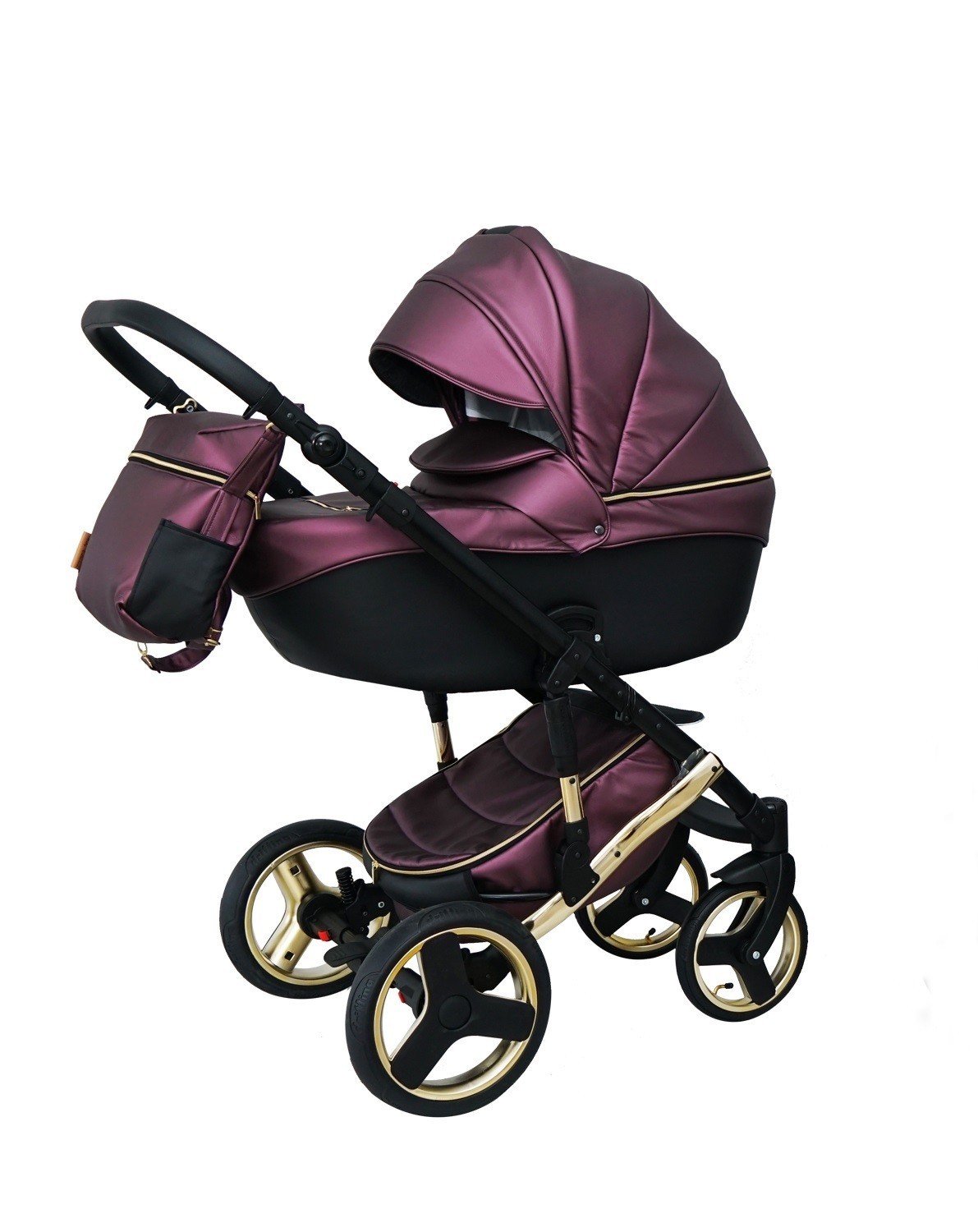 

Коляска Mikrus Onyx 69 2 в 1 Бордовый