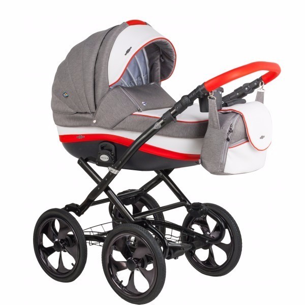 

Коляска Adamex Marcello R2 2 в 1 Графит