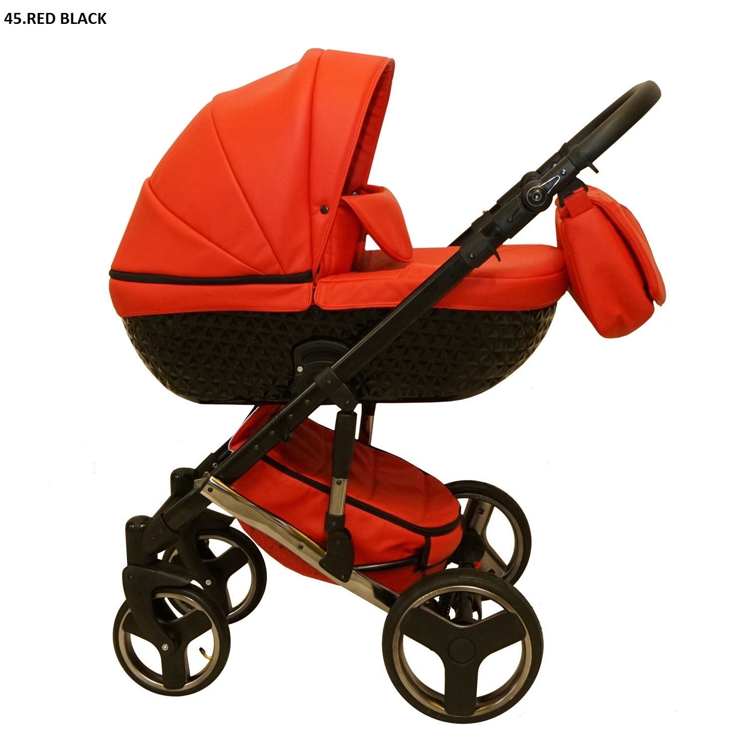 

Коляска Mikrus Crystal 45 2 в 1 Красный