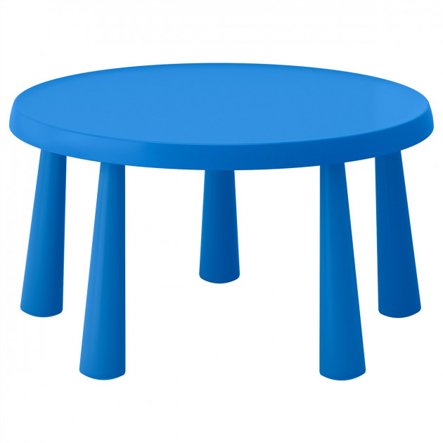 

Стол детский IKEA MAMMUT синий 85 см 903.651.80