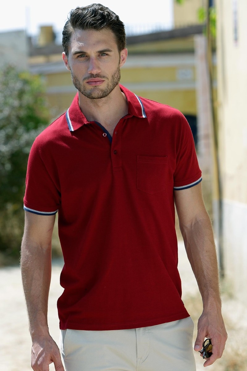 

Поло, хлопок Massana 48(M) Красный (Rojo)