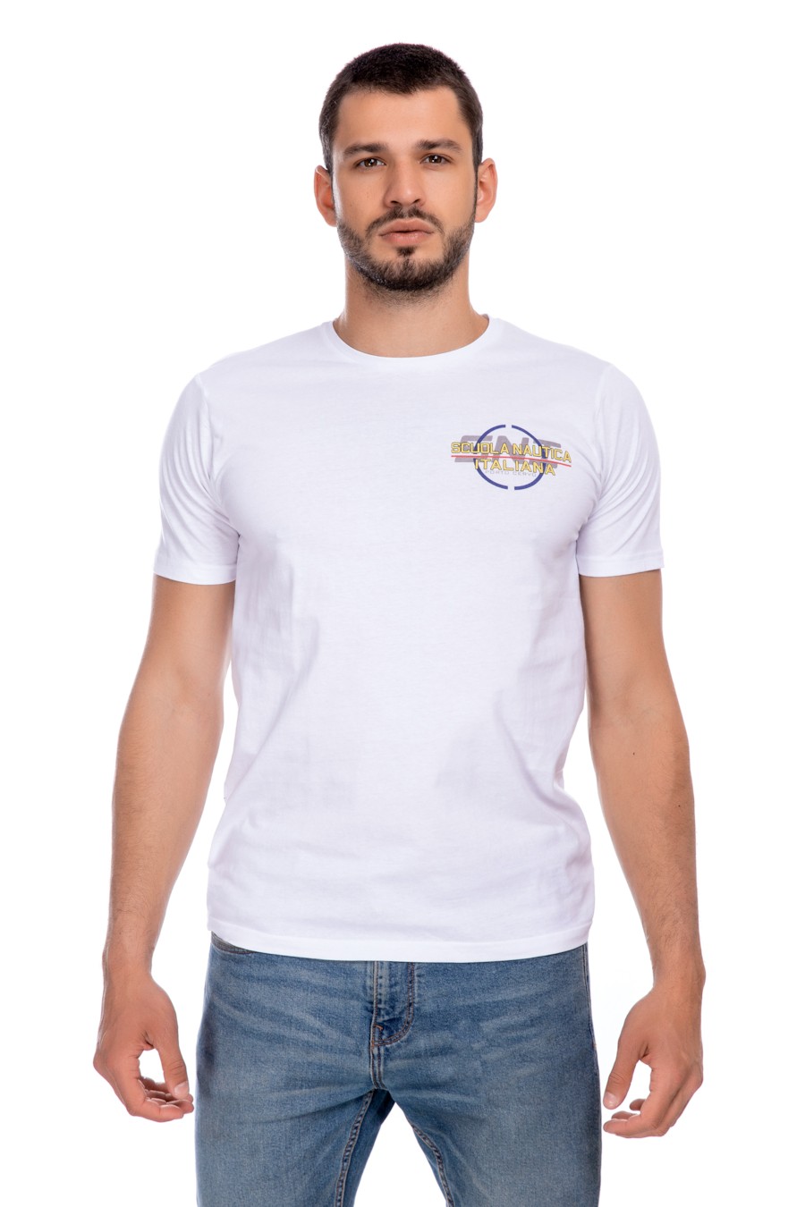 

Футболка, хлопок Scuola nautica italiana 50(L) Белый (White/2)