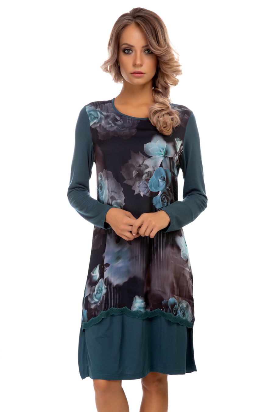 

Сорочка Lormar 48(XL) Синий микс