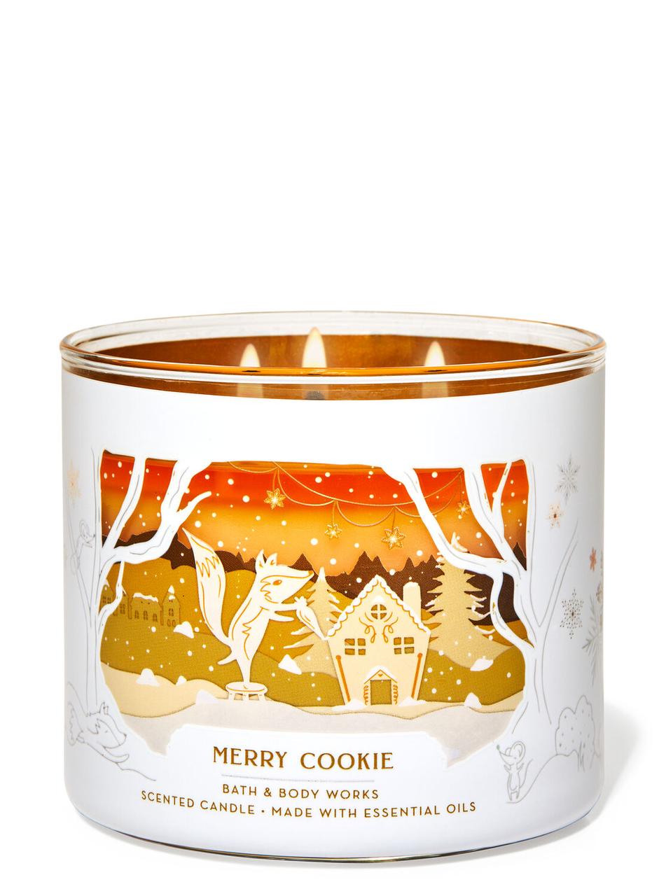 

Свеча ароматизированная Bath and Body Works Merry Cookie Scented Candle 411 г
