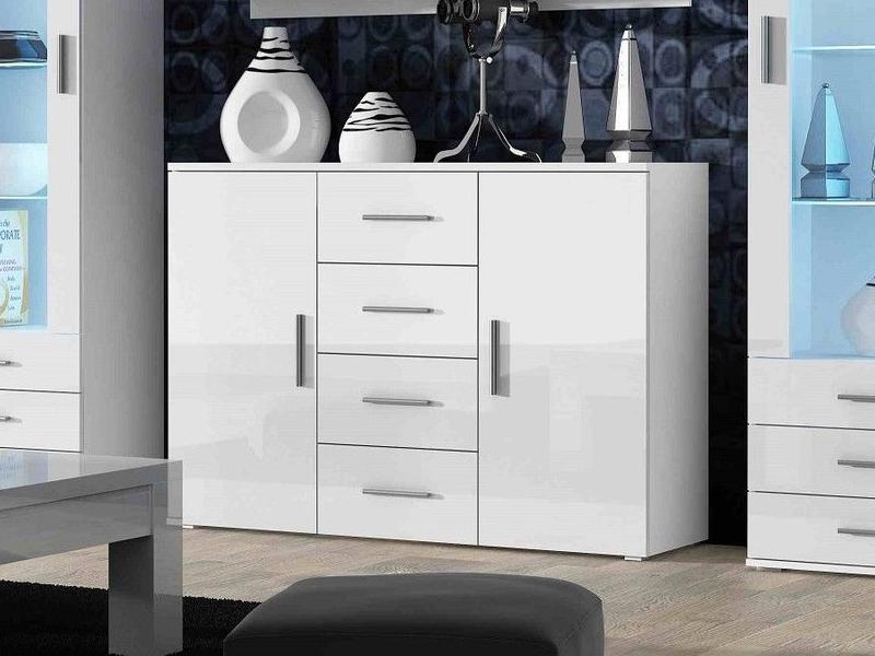 

Комод Soho-Uni S8 Cama Белый матовый + Белый глянец