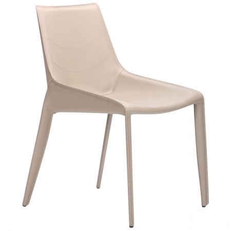 

Стул для кухни, гостиной, кафе, бара Tuscan simple taupe leather AMF