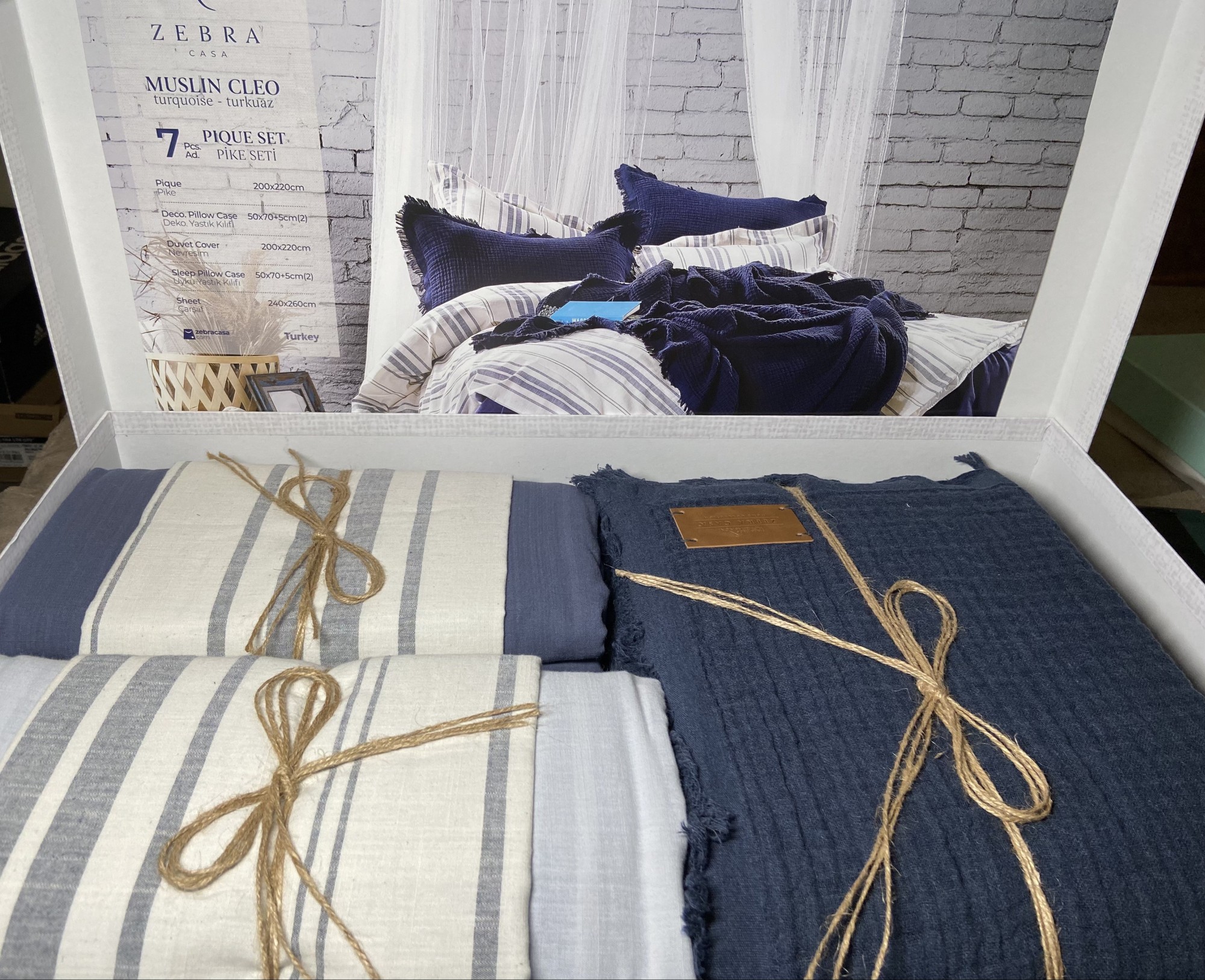 

Постельное белье MUSLIN CLEO двуспальное