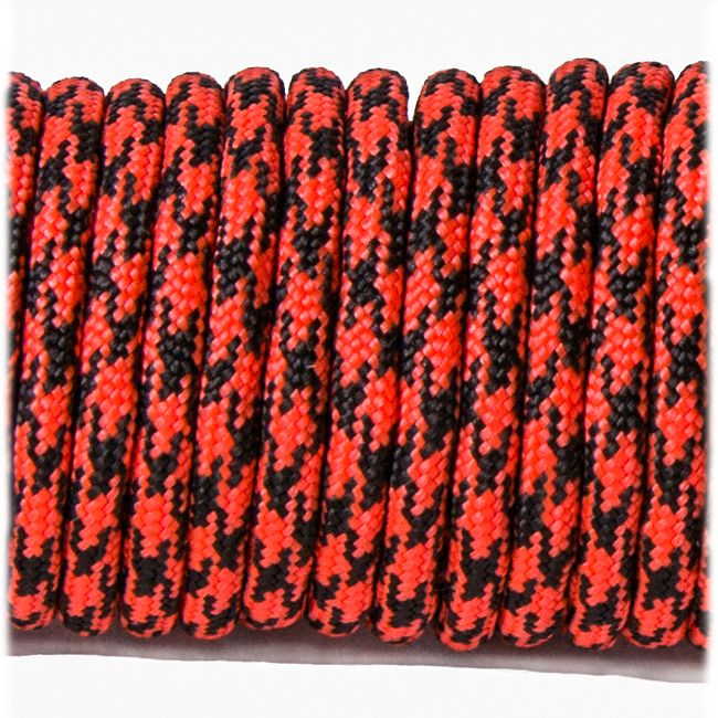 

Паракорд red black camo #031 Paracord 550 (моток 30 метров)