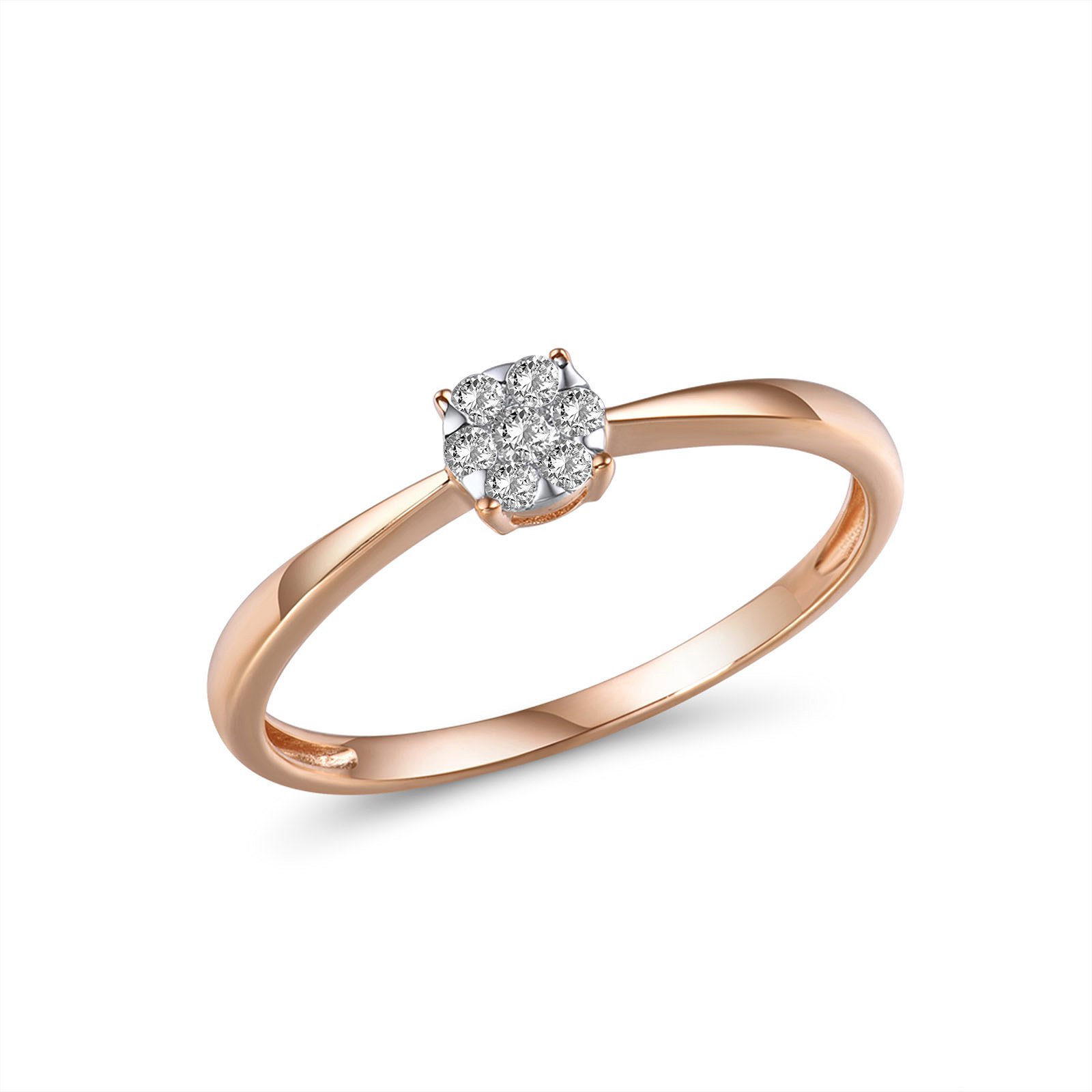 

Кольцо из красного золота с бриллиантами 1744927, размер 15