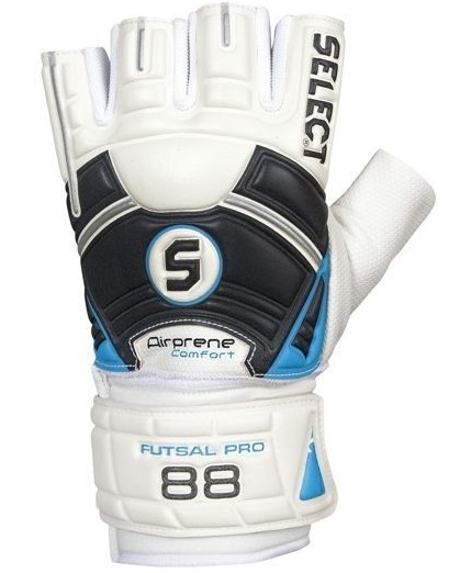 

Вратарские перчатки футзальные Select GOALKEEPER GLOVES FUTSAL 88 PRO GRIP темно-синие с белым 7 519880-376