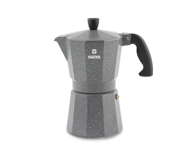 

Кофеварка гейзерная Moka Granito 9 чашек