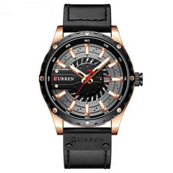 

Наручные часы Curren 8374 Black-Cuprum мужские кварцевые + подарочная коробка
