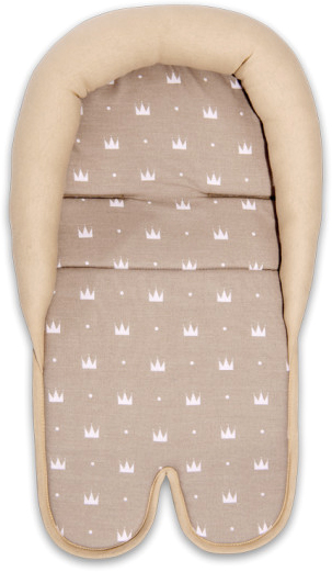 

Вкладыш в автокресло Bertoni (Lorelli) Seat Mat Crowns Latte (SEAT MAT crowns latte)