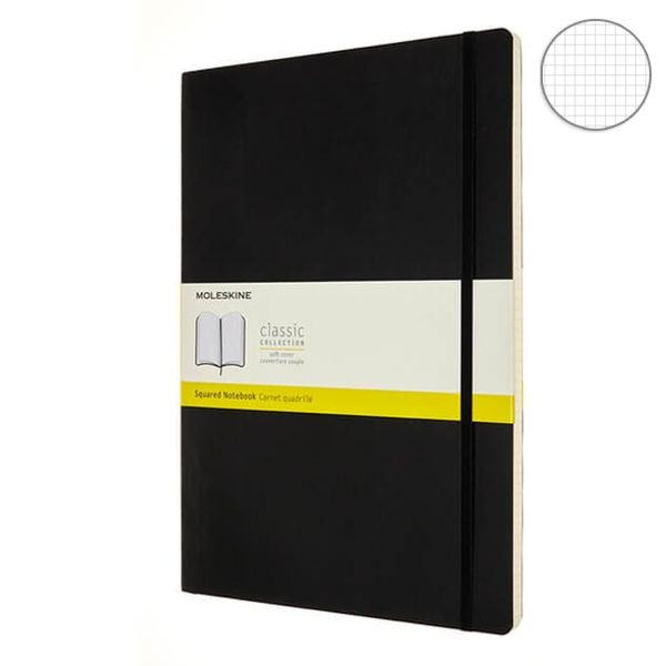 

Блокнот Moleskine Classic А4 черный QP642