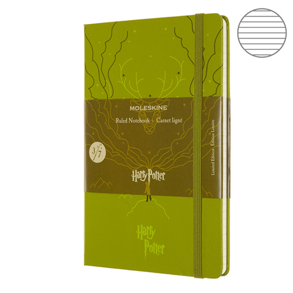 

Блокнот Moleskine Harry Potter средний зеленый LEHP02QP060C