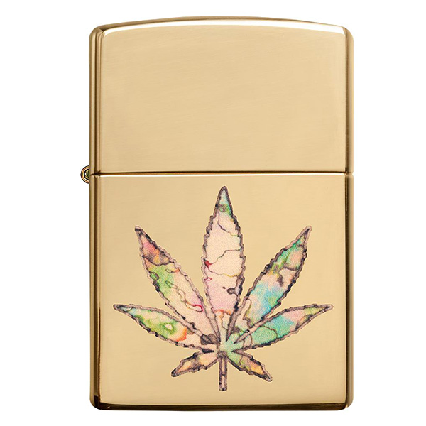 

Зажигалка Zippo 254B Pot Leaf Fusion Design