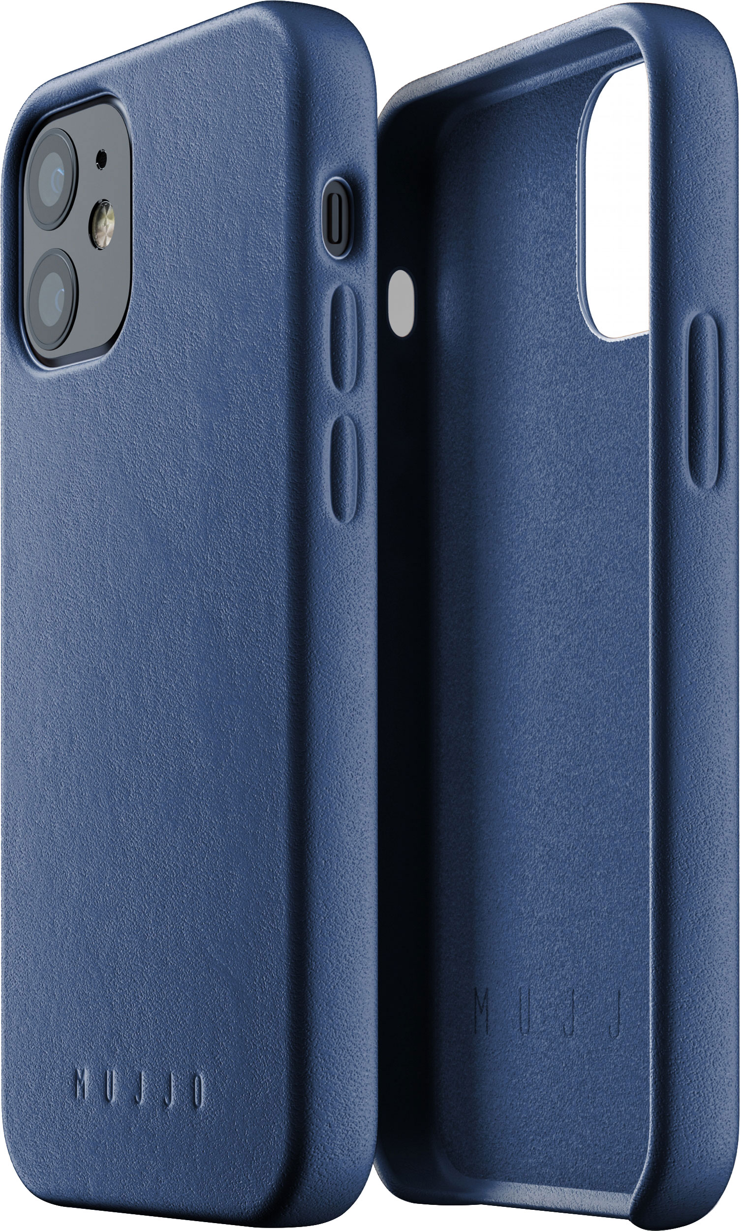 

Панель Mujjo Full Leather для Apple iPhone 12 Mini Monaco Blue (MUJJO-CL-013-BL)