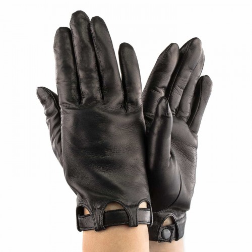 

Женские перчатки кожаные GlovesUA мод.359 черные 8,5