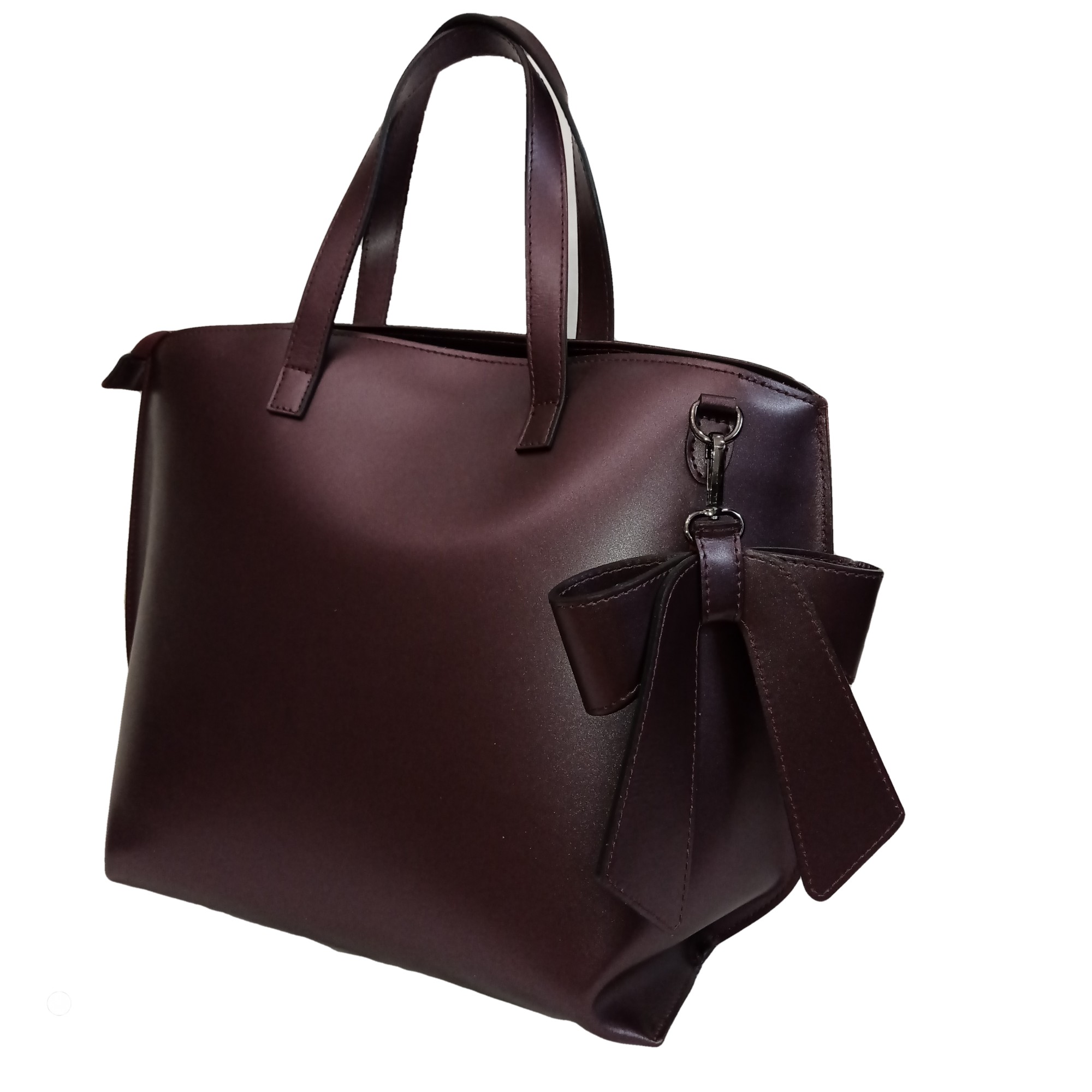 

Женская сумка кожаная VEZZE 23 бордовая