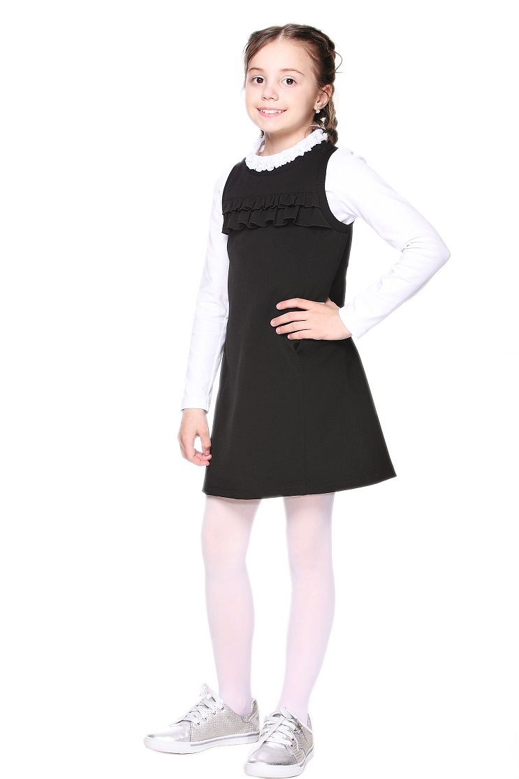 

Платье Lukas Kids с трикотажной отделкой 140 черное(8208ч)
