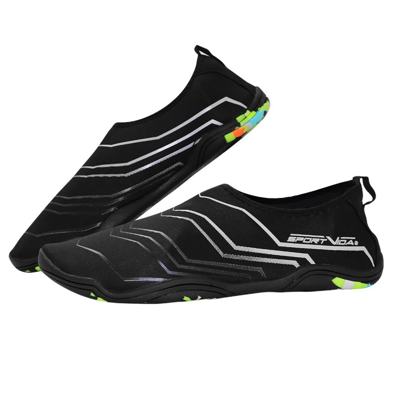 

Обувь для пляжа и кораллов (аквашузы) SportVida Black/Grey Size 44, код: SV-GY0006-R44
