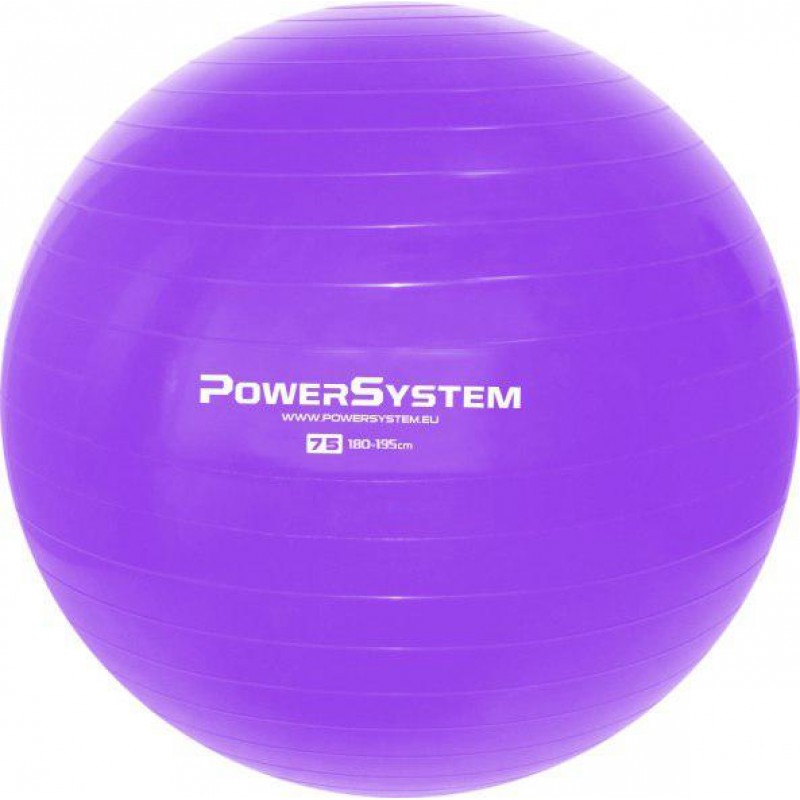 

Мяч для фитнеса и гимнастики Power System Purple 750 мм, код: PS-4013_75cm_Purple