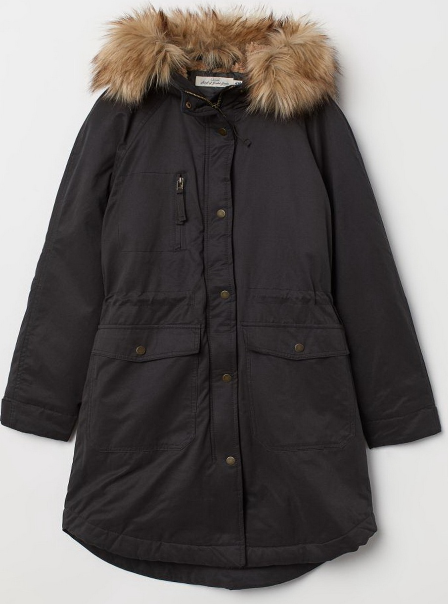 

Парка H&M 0639258-8 M Черная