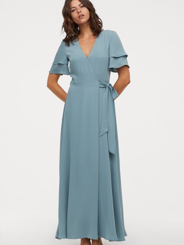 

Платье H&M 0646676-9  Мятное, Платье H&M 0646676-9 46 Мятное